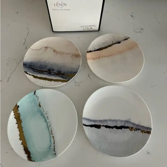 Lenox Radiance collection dessert plates - Picture 1 of 2